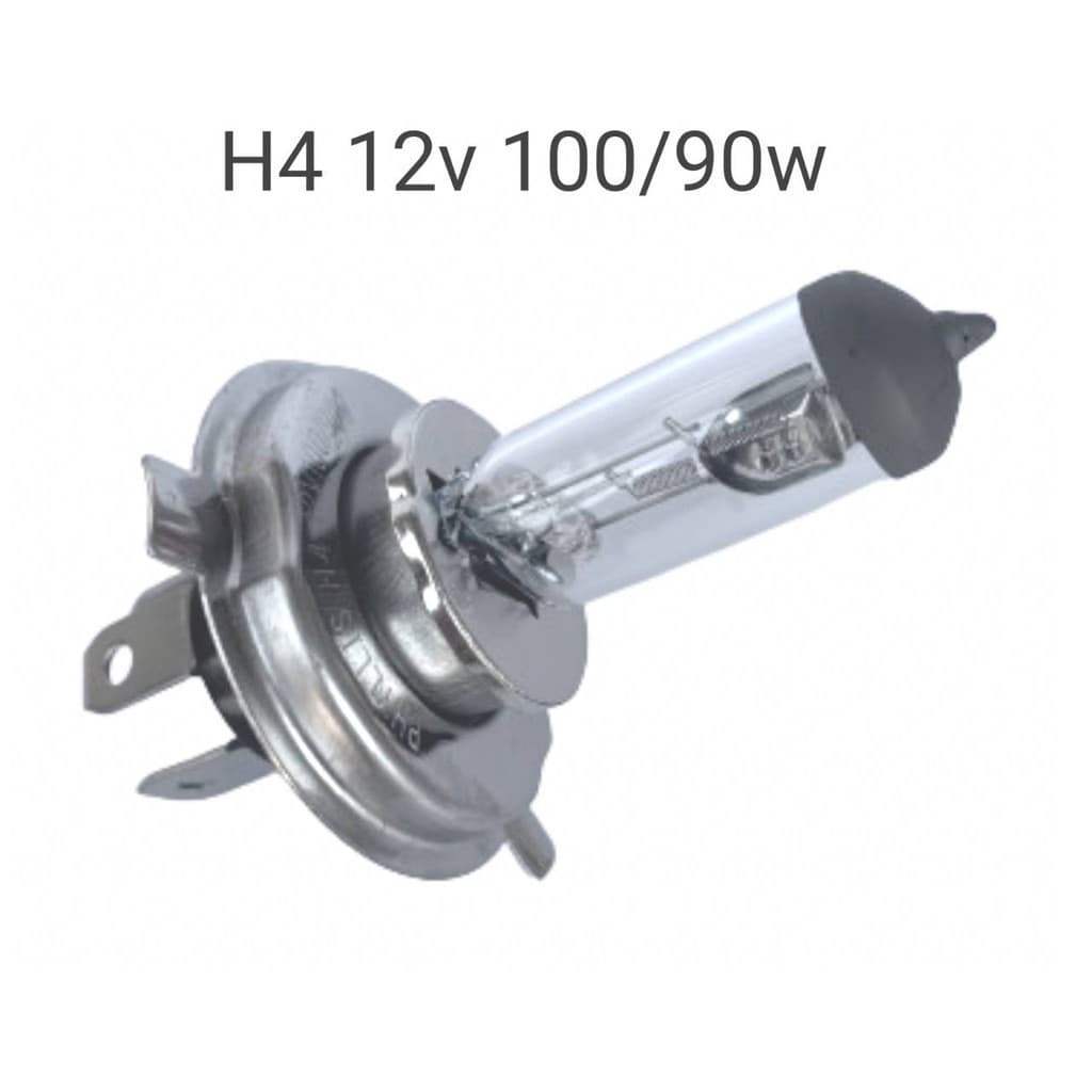 12v H4 100/90w 3ขา หลอดไฟหน้ารถยนต์ แสงเดิมรถ รูปที่ 5
