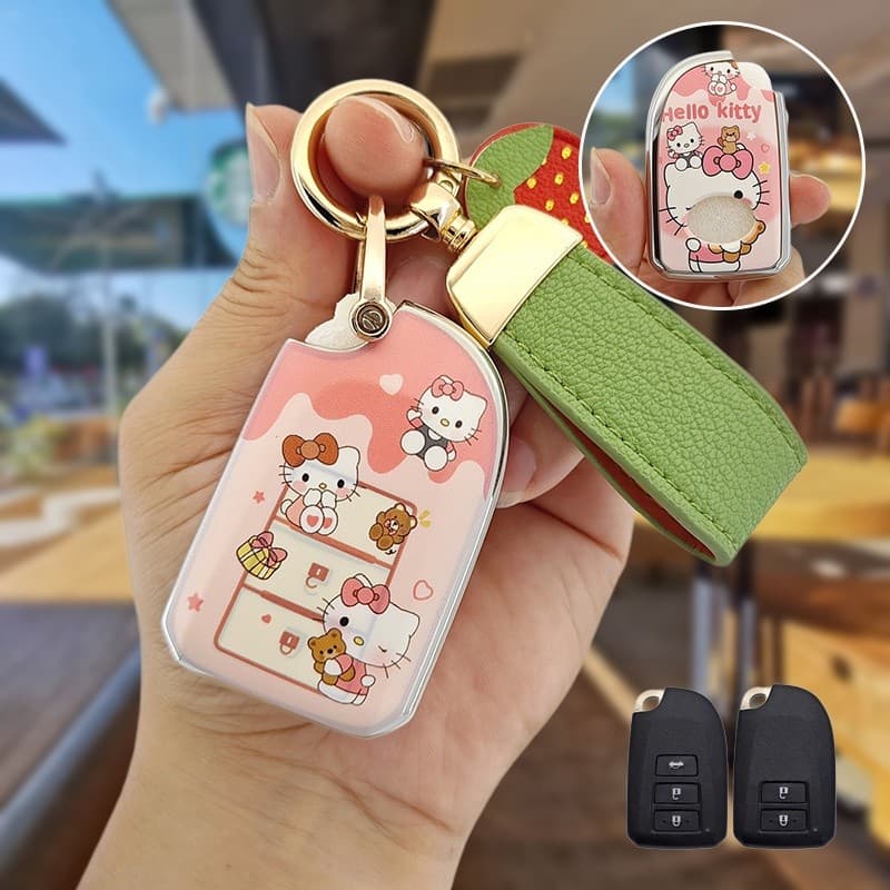 ปลอกกุญแจรถสําหรับ Toyota vios yaris 2022 2020 2016 2024 2017 2018 2019 TPU เคสกุญแจรถยนต์ เคสกุญแจรีโมทรถยนต์ รูปที่ 5