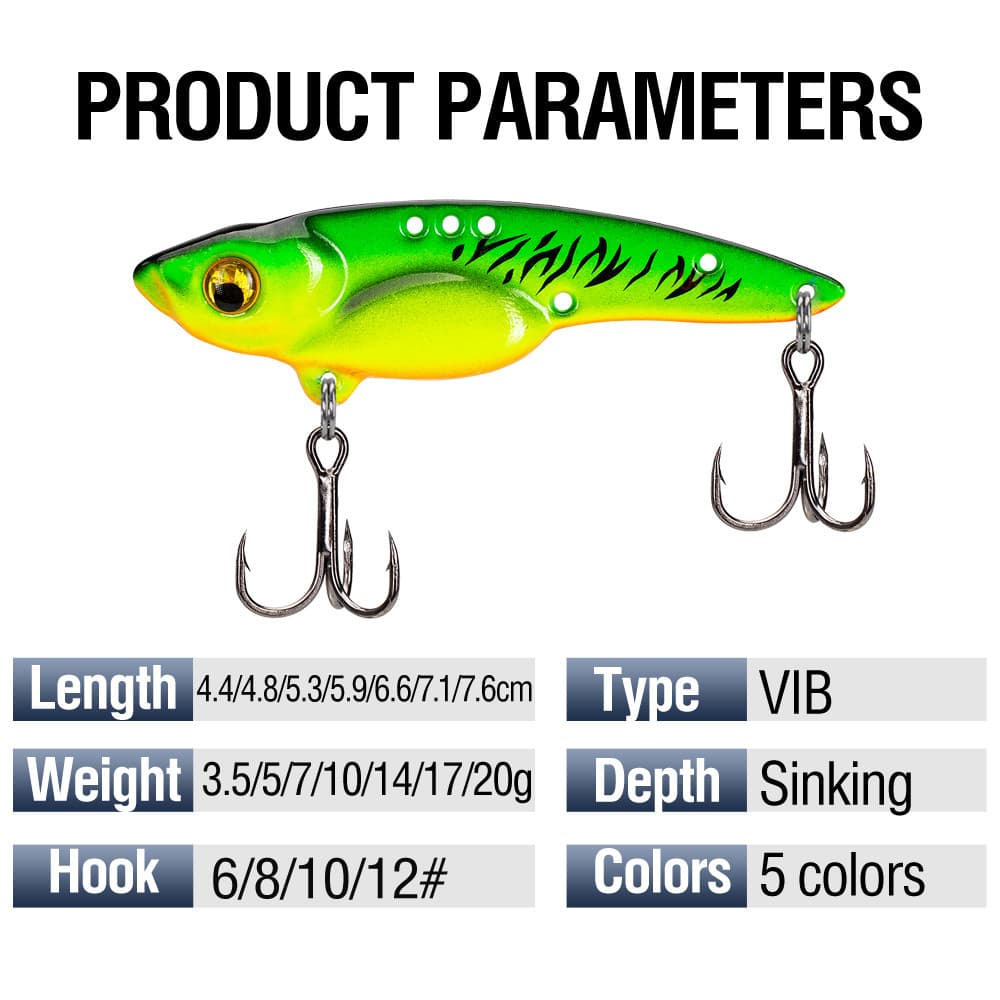 3.5g/5g/7g/10g/14g/17g VIB Swimbait โลหะที่มีสีสัน Sinking Jig 3D ตา Hard เหยื่อช้อน Spinner ตกปลา Lure Fishing Tackle สําหรับ Bass Walleye ปลาเทราท์ รูปที่ 3