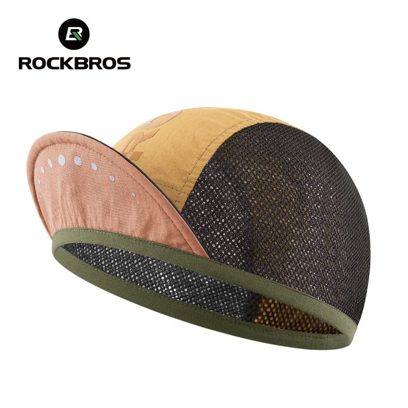 ROCKBROS หมวกปั่นจักรยาน ระบายอากาศ แห้งเร็ว กันลม กันแดด พกพาสะดวก หมวกกลางแจ้ง รูปที่ 1