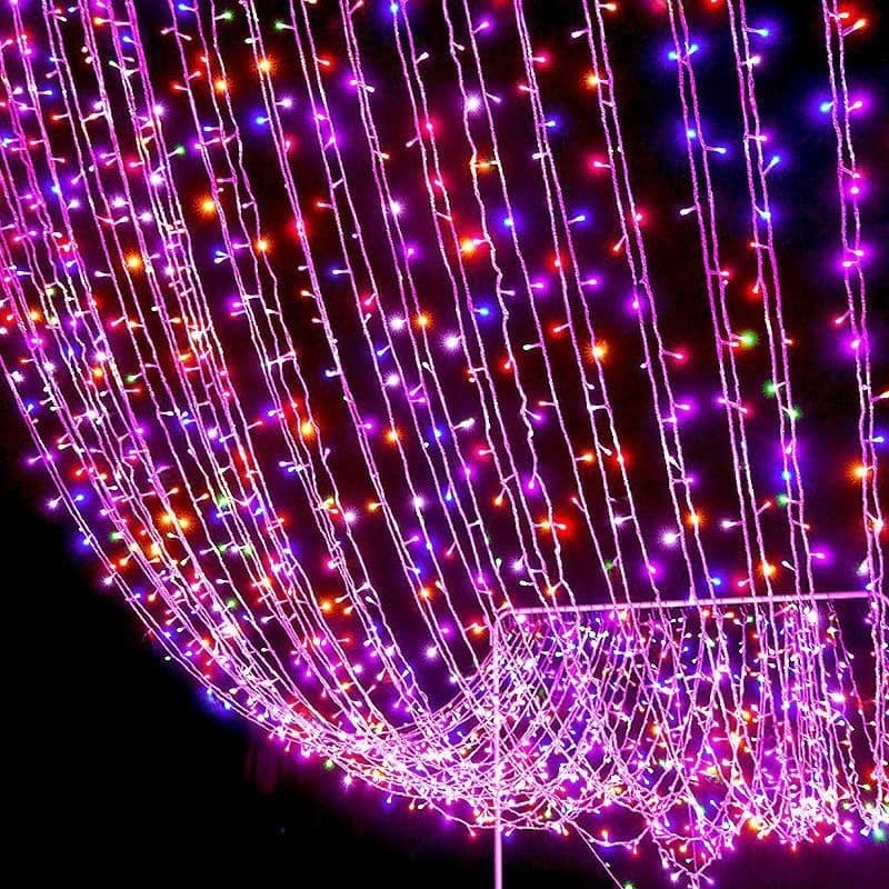 ไฟประดับ LED ความยาว 100เมตร ไฟกระพริบ LED ไฟตกแต่ง ไฟหิ่งห้อย ไฟหยดน้ำ ไฟปีใหม่ ไฟคริสมาสต์ เลือกสีได้ครับ รูปที่ 8