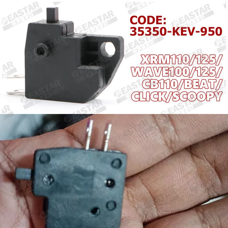 สวิตช์ไฟเบรก ด้านหน้าขวา สําหรับ XRM110 125 WAVE100 125 CB110 BEAT CLICK SCOOPY 35350-KEV-950 รูปที่ 4