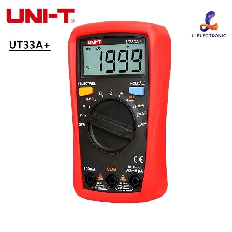 แท้ ส่งจากไทย มิเตอร์วัดไฟดิจิตอล,มัลติมิเตอร์ดิจิตอล Uni-T,UT33A+,UT33B+,UT33C+,UT33D+ รูปที่ 3