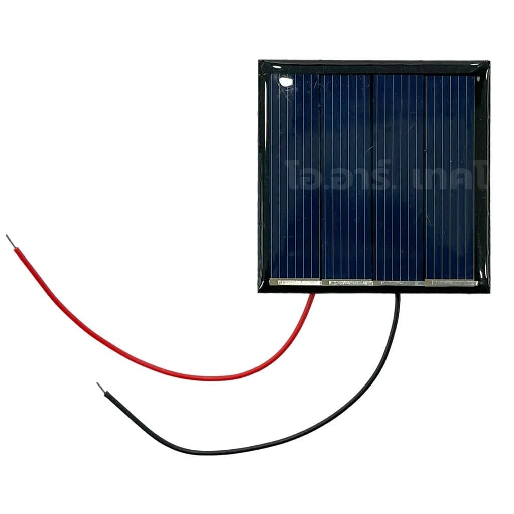 แผงโซล่าเซลล์ ขนาดเล็ก พร้อมสาย Mini Solar cell with cable แผ่นโซล่าเซลล์ พลังงานแสงอาทิตย์ สำหรับงานประดิษฐ์ การทดลอ... รูปที่ 7