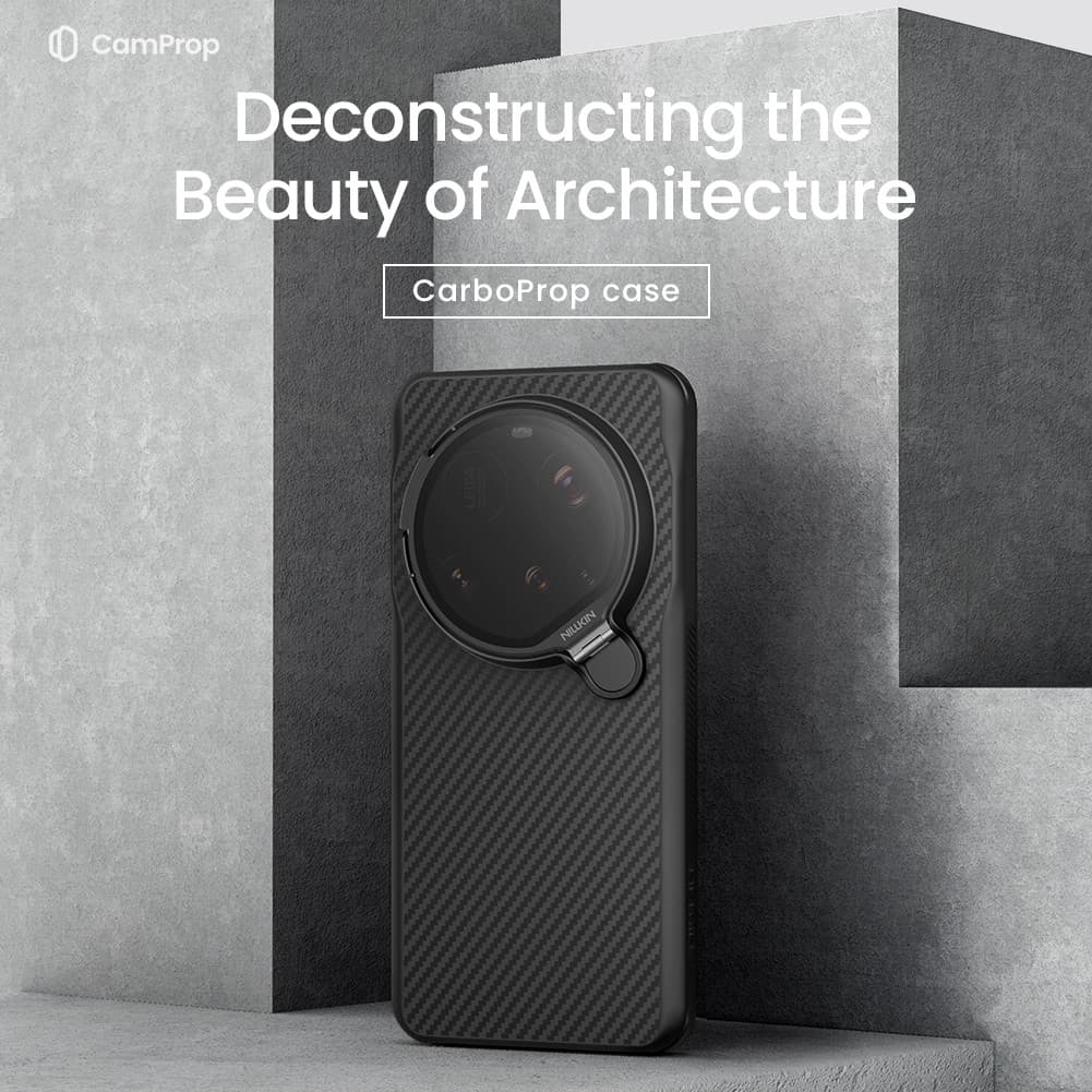 Nillkin CarboProp Flip Cover Case สําหรับ Xiaomi 17 Ultra / 15 Ultra Aramid Fiber + TPU เคสแม่เหล็ก รูปที่ 2