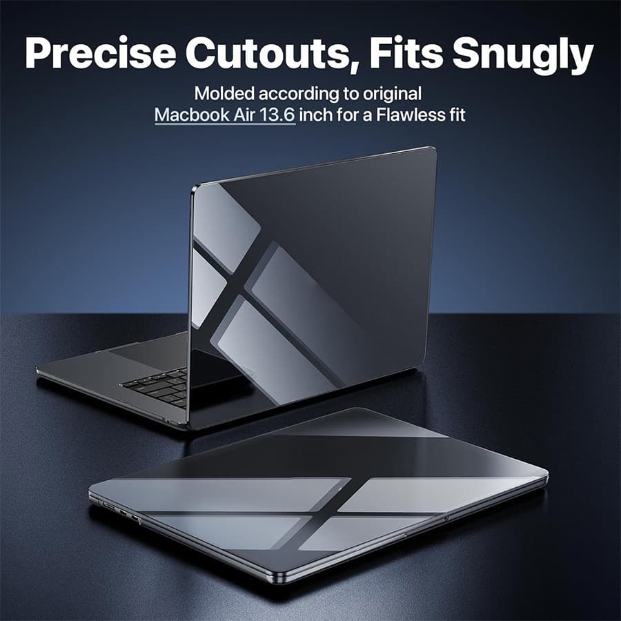 ออกแบบใหม่ Ultra Crystal Midnight สําหรับ Macbook Neo 13 A3404 M4 Air M3 13 15 นิ้ว A3113 A3114 Air M1 A2337 Pro M2 A22338 Super บาง Pro 13 14 16 นิ้ว A2992 Retina 13 ฝาครอบ protector รูปที่ 5