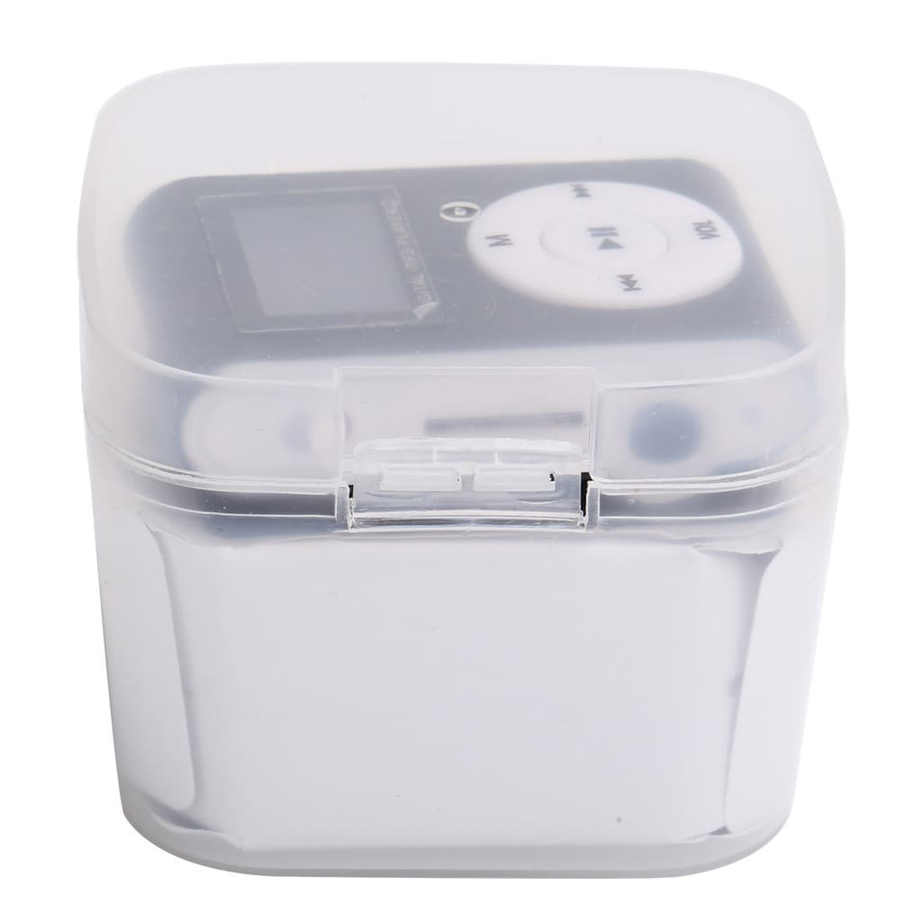Spr- เครื่องเล่นเพลง MP3 ขนาดเล็กแบบพกพากีฬา BackClip หน้าจอ LCD MP3 รองรับการ์ดหน่วยความจํา รูปที่ 5