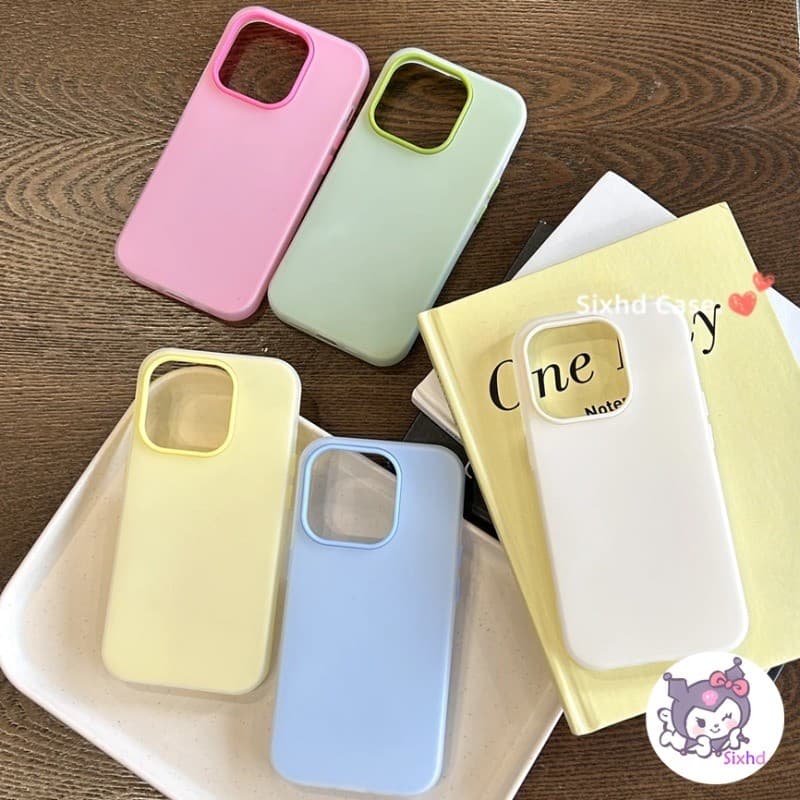 สีทึบ 2in1 Jelly Shell สําหรับ Samsung A07 A06 A15 A16 A17 A35 A55 A56 A36 A05s A03s A07 A12 A13 A14 A23 A32 A24 A04 A03Soft ซิลิคอนเคสโทรศัพท์ รูปที่ 6
