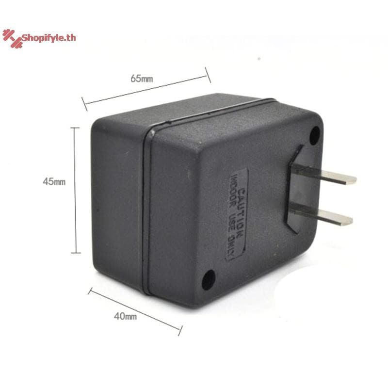 Shopifyle 50W 220V ถึง 110V AC Power Voltage Converter Adapter Travel Transformer th รูปที่ 5