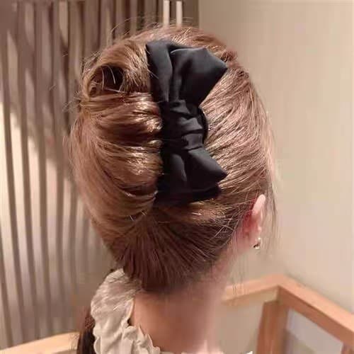 2024 โบว์ผ้า U-Shaped Hairpin Coil Hairpin รูปที่ 2