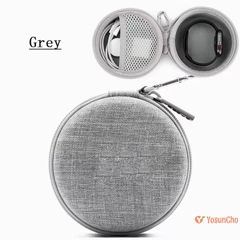 Yosunchoker] EVA Watch Travel Case Portable Storage Organizer Shock-Resistant Waterproof Smartwatches Zippered Container Box ใหม่ รูปที่ 2