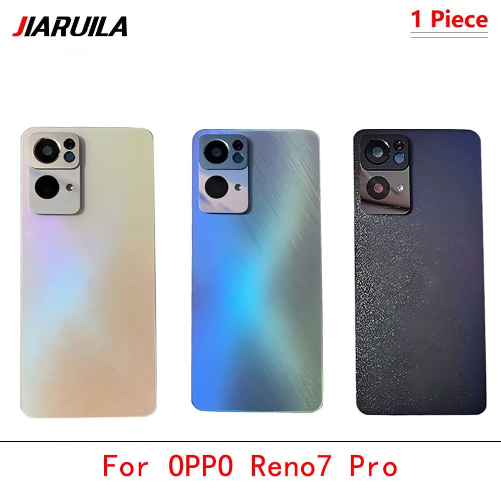 ฝาหลัง+เลนส์กล้อง สําหรับ OPPO Reno7 Pro ฝาครอบด้านหลังแบตเตอรี่ฝาครอบประตูเปลี่ยน รูปที่ 1