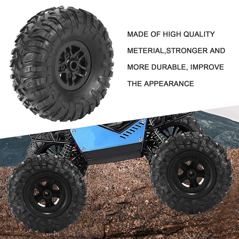 4 ชิ้น RC รถยาง Tyre ล้ออัพเกรดอุปกรณ์เสริมสําหรับ MN D90 D91 D96 D99 MN90 MN99S 1/12 RC รถอะไหล่ รูปที่ 3