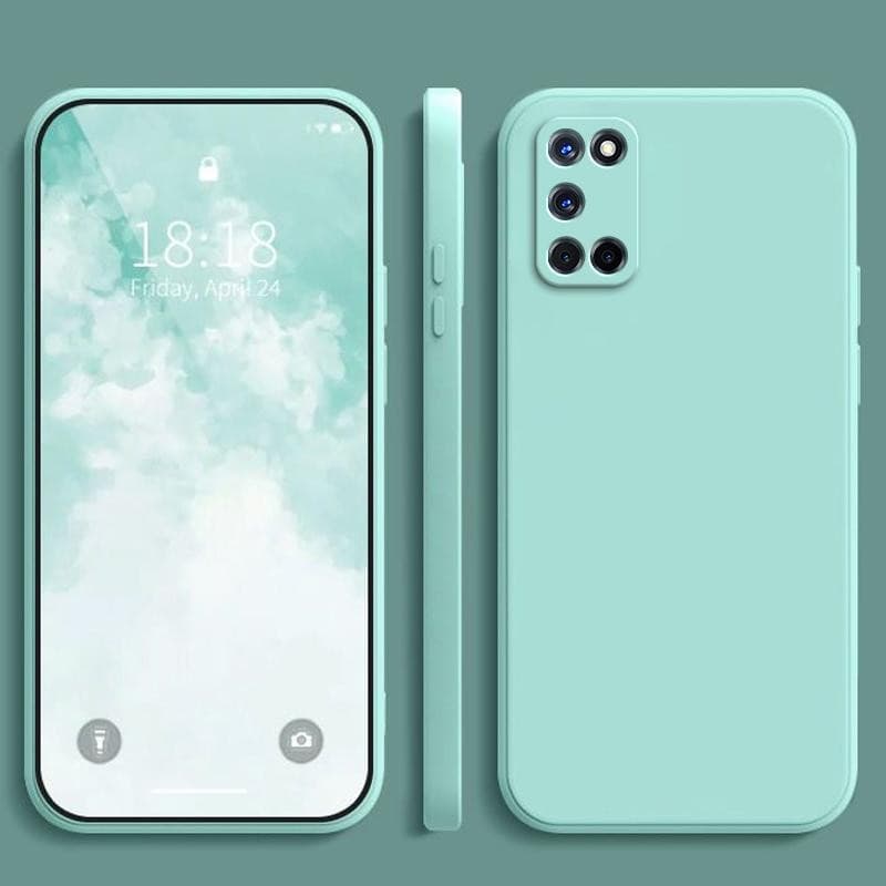 เคส Realme 7 5G ,สีทึบ Realme 7 5G เคสซิลิโคนป้องกันการตกสีธรรมดาเรียบง่าย YT รูปที่ 9