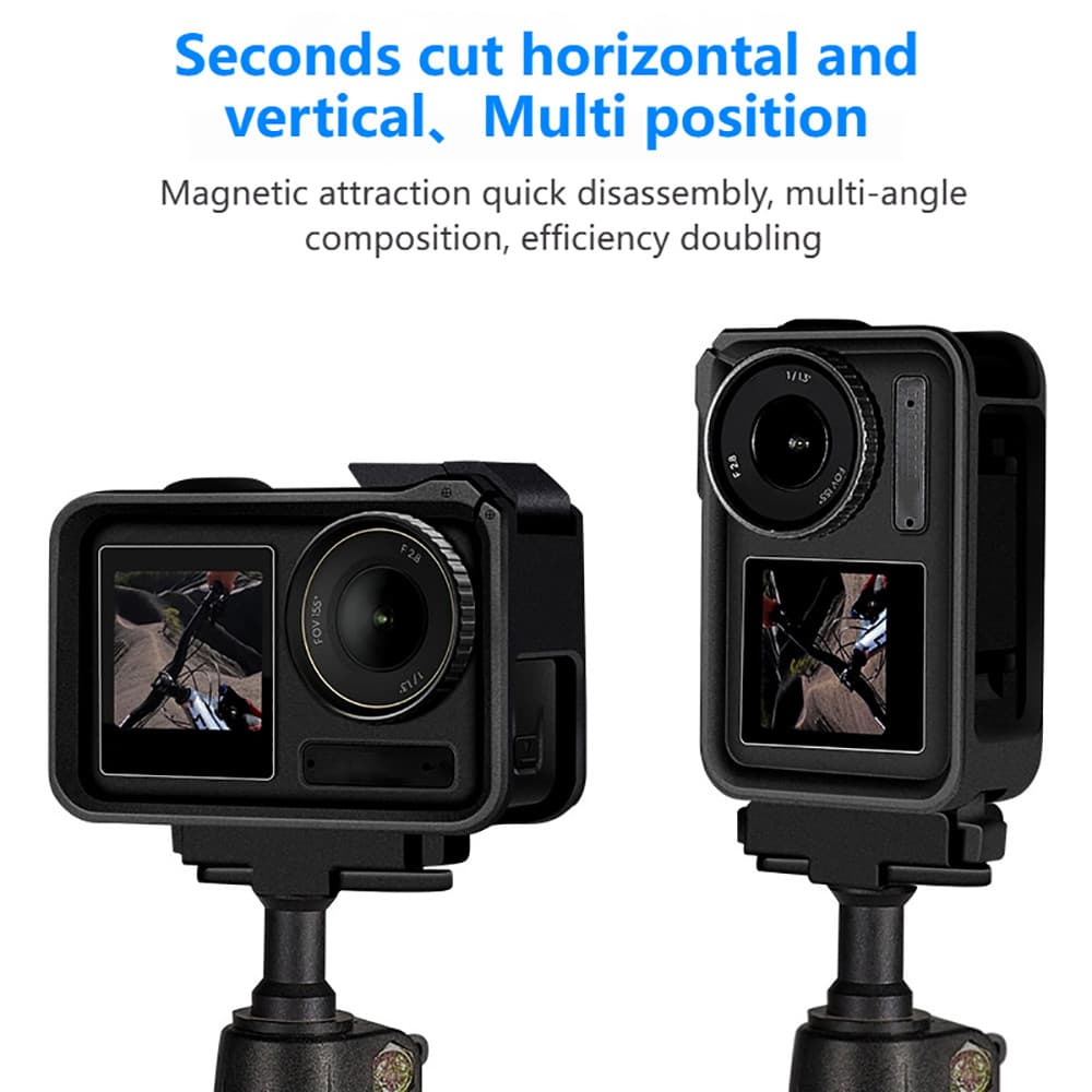 อะแดปเตอร์ฐานแม่เหล็ก For DJI Action Magnetic Adapter For ACTION 3 4 5 ถอดประกอบอย่างรวดเร็ว อะแดปเตอร์ รูปที่ 3