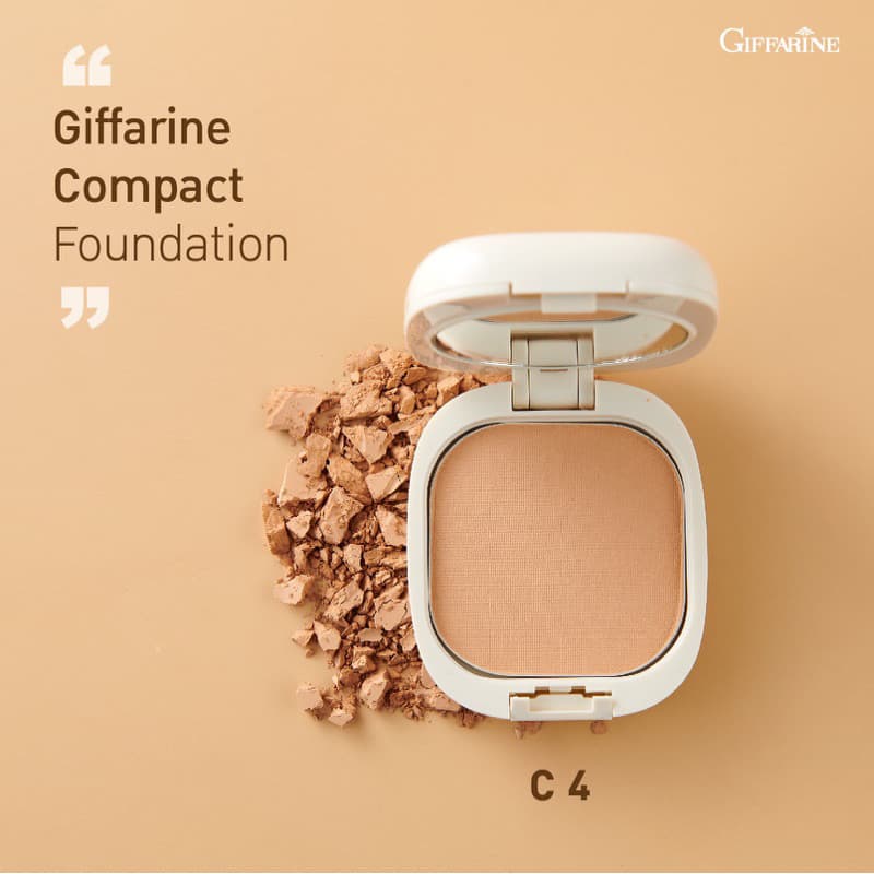 แท้100%แป้งผสมรองพื้น C 1-4 กิฟฟารีน GIFFARINE Compact Foundation รูปที่ 9