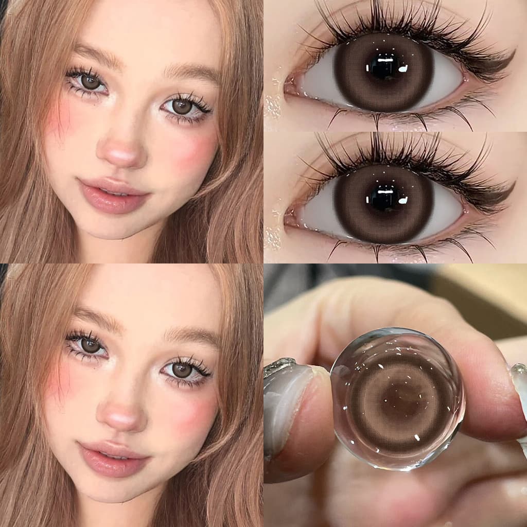 จัดส่งที่รวดเร็ว Uyaai คอนแทคเลนส์สี*1+โซลูชันคอนแทคเลนส์*1+แหนบ*1+เคสคอนแทคเลนส์*1 รูปที่ 5