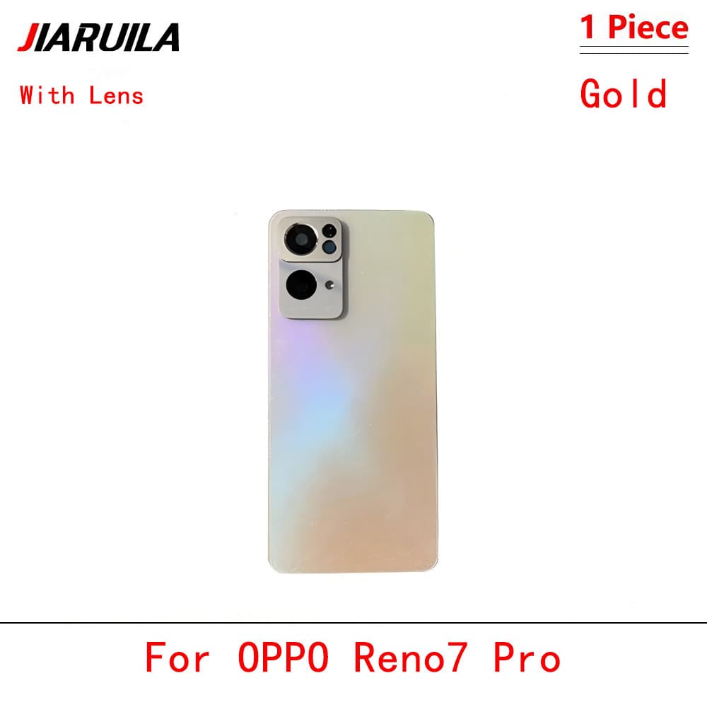 ฝาหลัง+เลนส์กล้อง สําหรับ OPPO Reno7 Pro ฝาครอบด้านหลังแบตเตอรี่ฝาครอบประตูเปลี่ยน รูปที่ 2