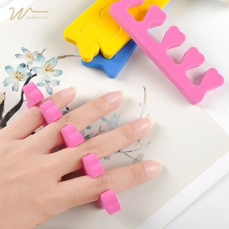 Windind เครื่องมือแต่งเล็บ ที่คั่นนิ้วซิโคน ที่คั่นนิ้วเท้า นิ้วมือ ที่คั่นนิ้วทาสี อุปกรณ์ทำเล็บ รูปที่ 7