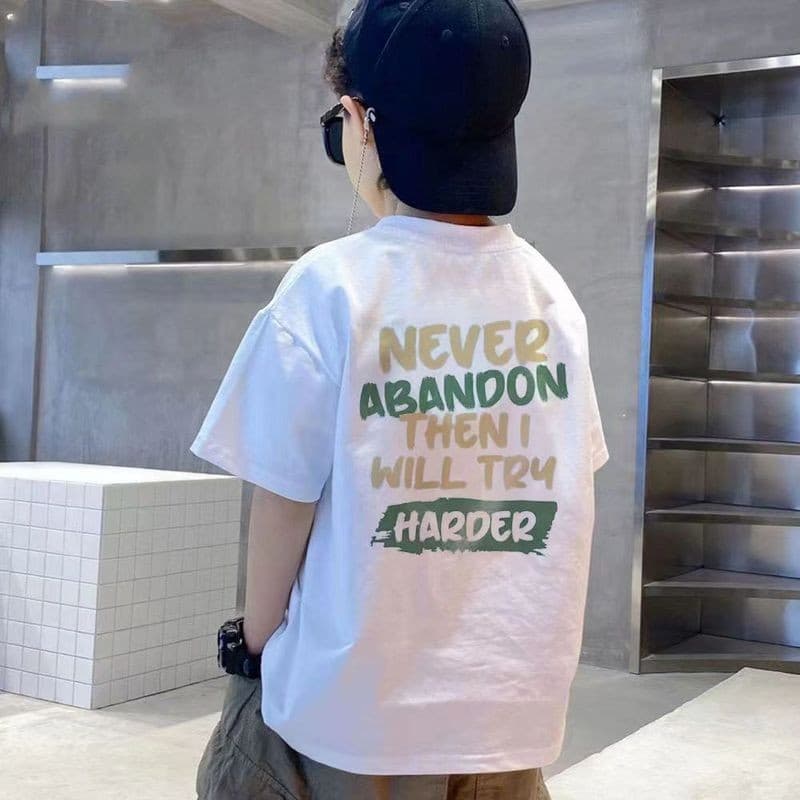 เสื้อยืดเด็กชาย ผ้าฝ้ายแท้ พิมพ์ลายแฟชั่น เหมาะสำหรับเด็กอายุ 3-15 ปี ใส่สบายมาก ราคาโรงงาน รูปที่ 3
