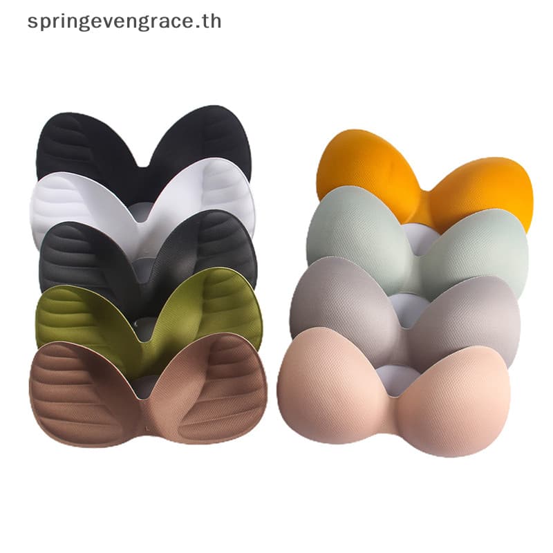 Springevengrace ผู้หญิงบิกินี่เบาะแทรกเต้านม Bra Enhancer Push Up หน้าอกที่มองไม่เห็น Pad ใหม่ รูปที่ 1