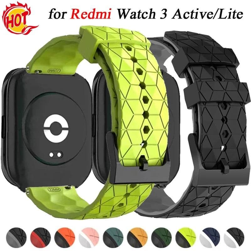 สายรัดซิลิโคนเข้ากันได้สําหรับ Redmi Watch 3 Active Smartwatch สร้อยข้อมือสายรัดข้อมือสําหรับ Xiaomi Redmi Watch 3 Lite เปลี่ยนอุปกรณ์เสริม รูปที่ 1