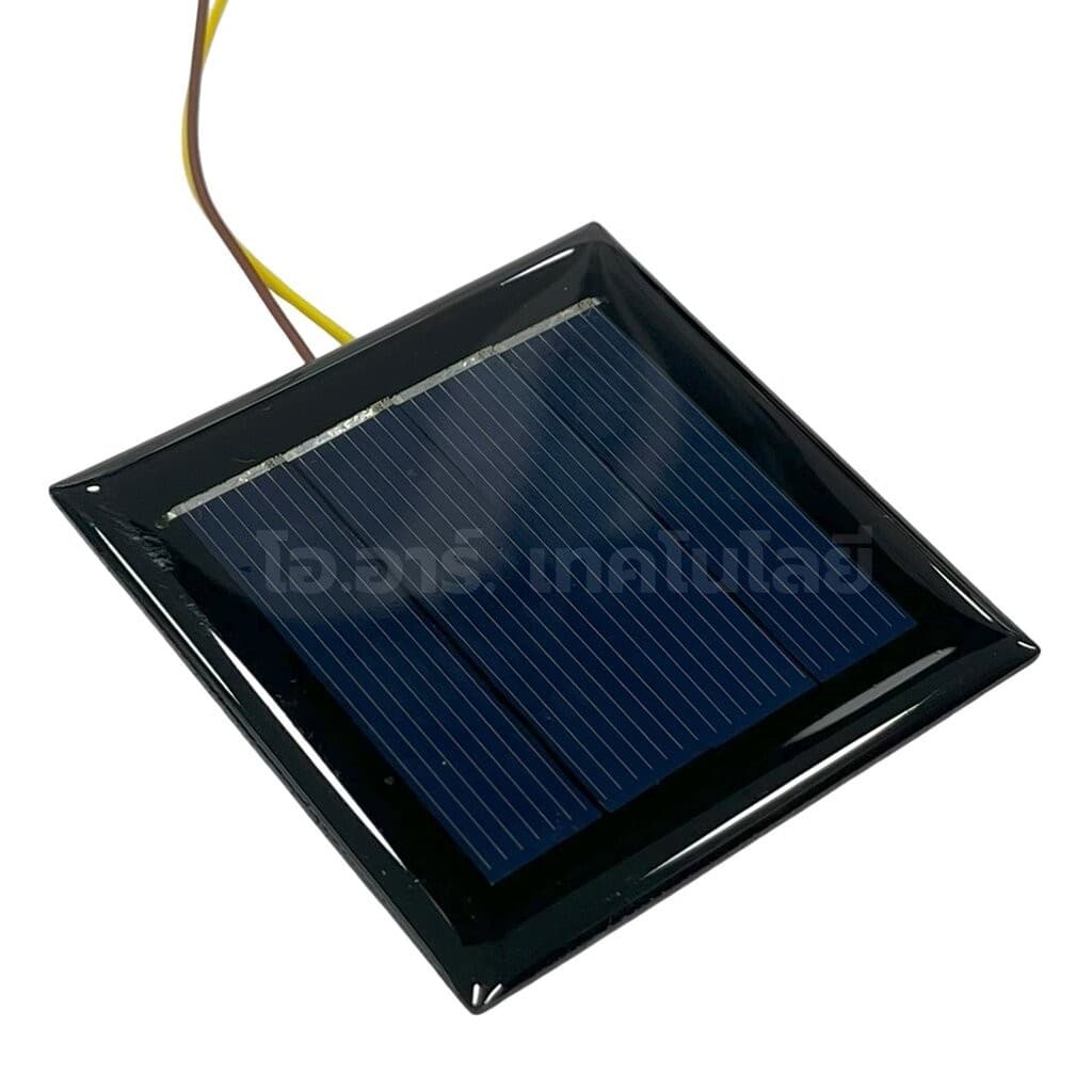 แผงโซล่าเซลล์ ขนาดเล็ก พร้อมสาย Mini Solar cell with cable แผ่นโซล่าเซลล์ พลังงานแสงอาทิตย์ สำหรับงานประดิษฐ์ การทดลอ... รูปที่ 9