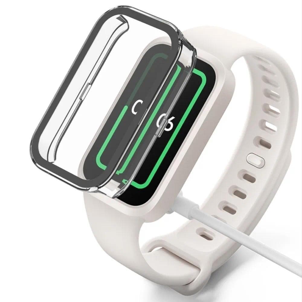 กรณีคอมพิวเตอร์แข็งสำหรับ for Xiaomi Mi Band 9 Active/Redmi Band 3 Anti Gores นิรภัยแก้วป้องกันหน้าจอ อุปกรณ์เสริมฝาครอบ รูปที่ 5