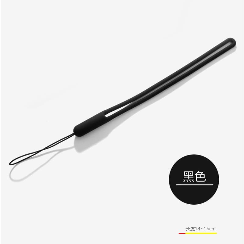สายคล้องโทรศัพท์มือถือ สไตล์วินเทจ เชือกเส้นเล็ก แบบเรียบง่าย Silicone Phone Lanyard รูปที่ 4