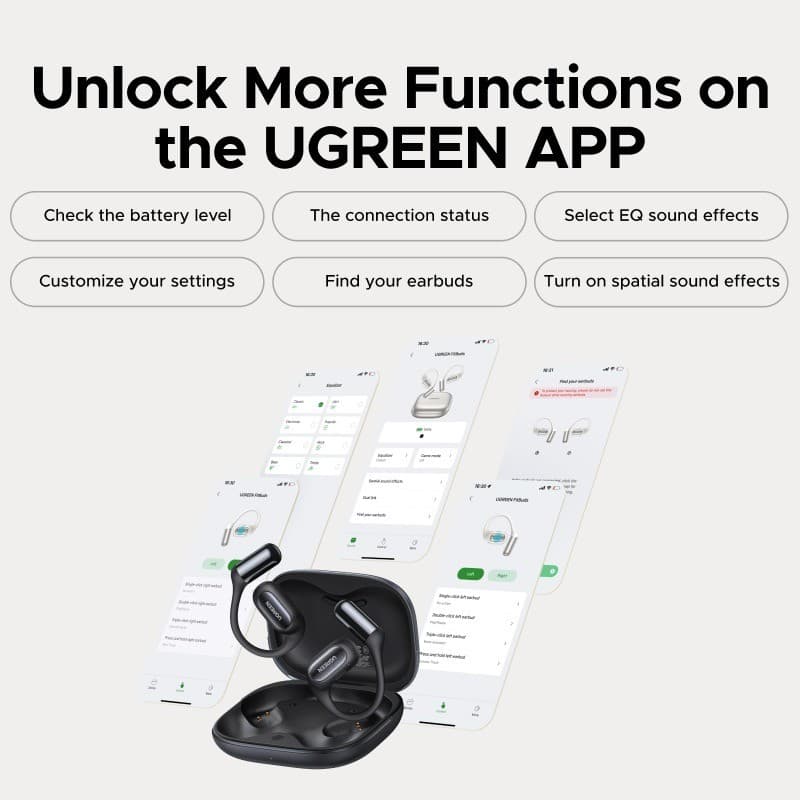 UGREEN หูฟัง หูฟังวิ่ง หูฟังออกกำลังกาย FitBuds S7 เสียงใส เบสแน่น กันน้ำ IPX5 บลูทูธ 6.0 รุ่น WS213 รูปที่ 9