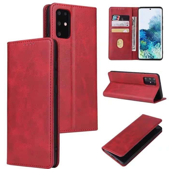 เคสหนัง ฝาพับ สำหรับ SAMSUNG A10 A20 A30 A50 A11 A21S A52S A70 J7 J710 J7Prime J710 J2Prime A31 A51 A71 A05 A05s ใส่บัตร รูปที่ 4