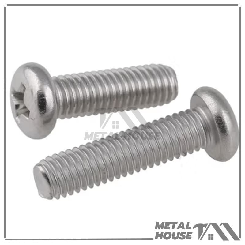 น็อต สกรู สกรูหัวจมแฉกแบบหัว P Pan Head Phillip Machine Screw มี 9 ตัวเลือก คุณภาพสูง รูปที่ 8