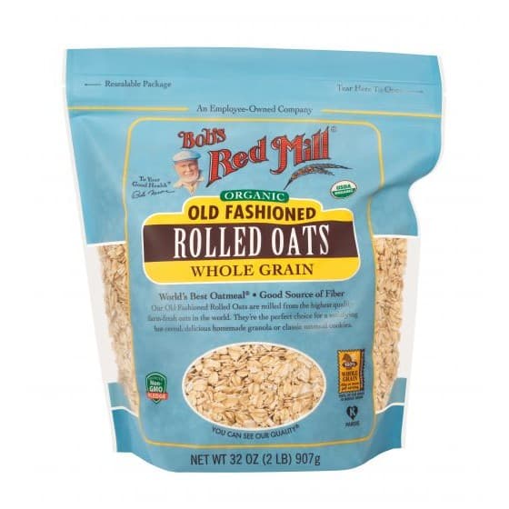 Bob's Red Mill Organic Rolled Oat |โรลโอ๊ต ข้าวโอ๊ตแผ่น รีดแบน ออร์แกนิค 907g | Sunshine Market รูปที่ 2