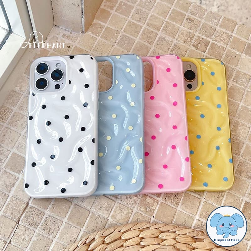 เคสไอโฟน 11 สำหรับ IPhone 17 air XR 16 11 15 13 14 12 Pro Max 15 16 6 6S Plus X XS เคสลายคลื่นสีสันสดใสเรียบง่ายทันสมัย รูปที่ 1