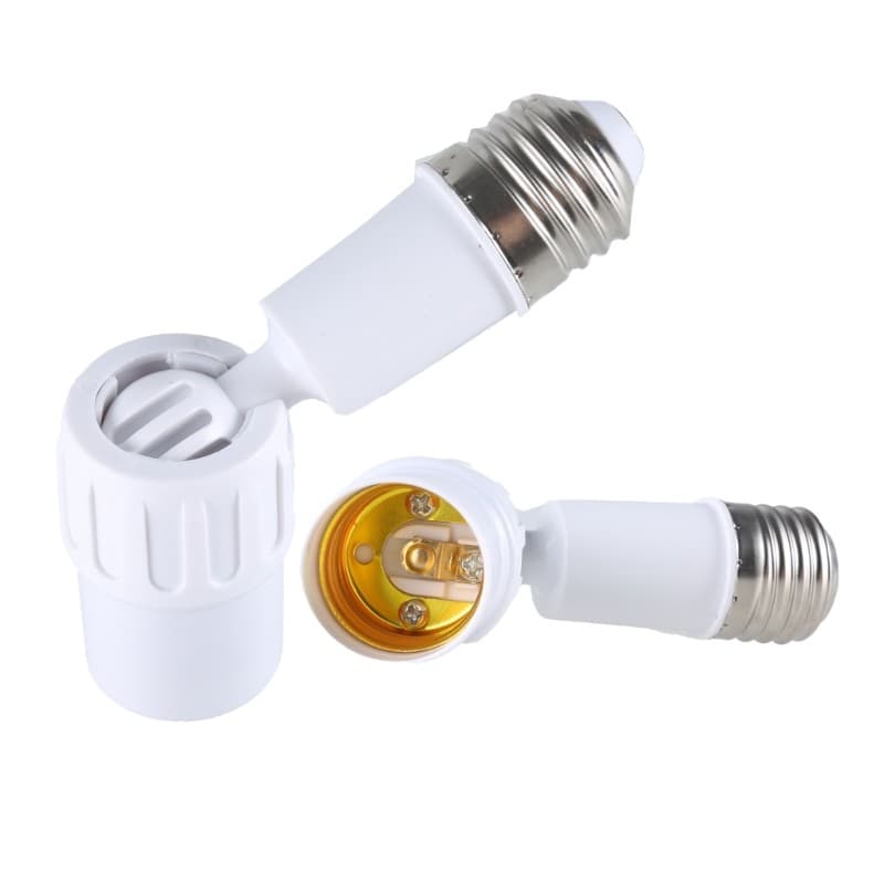 Light Socket Extender E27 to E27 Light Socket Extension 360 Degree Adjustable รูปที่ 7