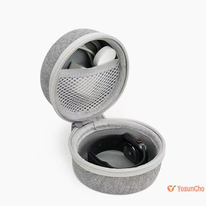 Yosunchoker] EVA Watch Travel Case Portable Storage Organizer Shock-Resistant Waterproof Smartwatches Zippered Container Box ใหม่ รูปที่ 5