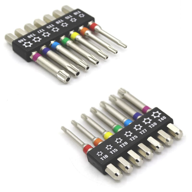 Hexagon Shank Torx ซ็อกเก็ตหกเหลี่ยม Phillips Ball Head หัวไขควงไฟฟ้าด้วยตนเอง Non-Magnetic High- รูปที่ 8
