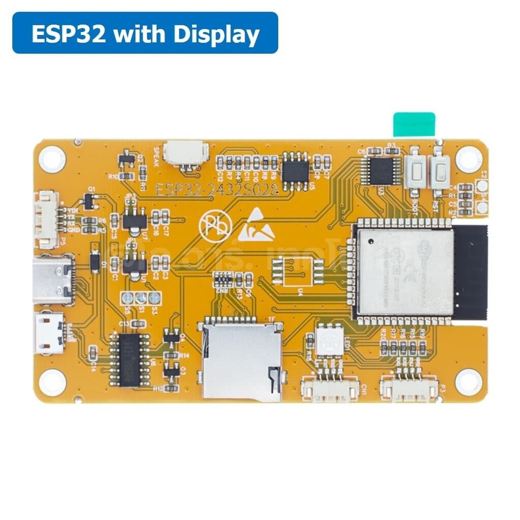 2.4/2.8/3.5Inch บอร์ด ESP32 MCU WROOM Arduino LVGL Smart Display WIFI Bluetooth ขนาด 2.4"/2.8"/3.5" LCD TFT 240x320 *... รูปที่ 9