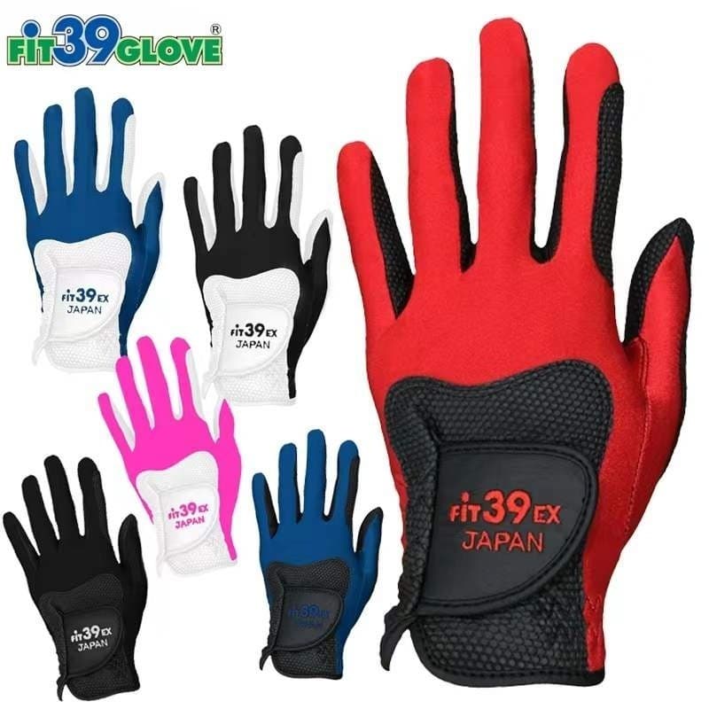 fit39ญี่ปุ่นคลาสสิก ~ SUPER GRIP ลื่นและทนต่อการสึกหรอญี่ปุ่นของแท้ # ถุงมือกอล์ฟ # ถุงมือกีฬา รูปที่ 1