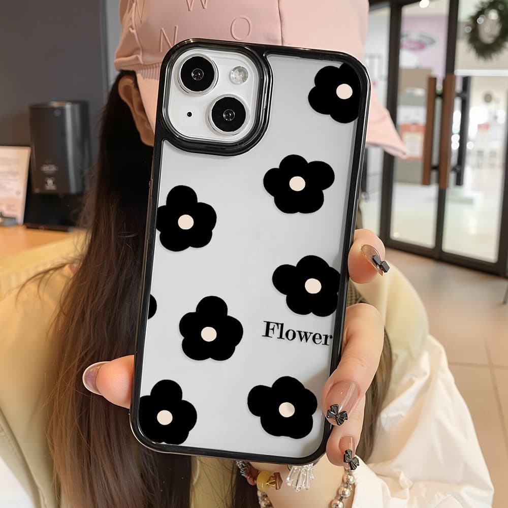 เคสโทรศัพท์ For iPhone 13 11 17 pro max Case iPhone 11 15 16 pro max 12 14 pro max อะคริลิค 2 in 1 การ์ตูน น่ารัก รูปที่ 5
