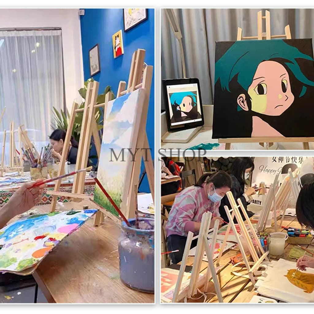 ขาตั้งเฟรมสำหรับวาดรูป พับเก็บได้ แบบ3ขา พกพาสะดวก เหมาะสำหรับงานศิลปะ อุปกรณ์เครื่องเขียน สินค้ามีพร้อมจัดส่ง รูปที่ 7