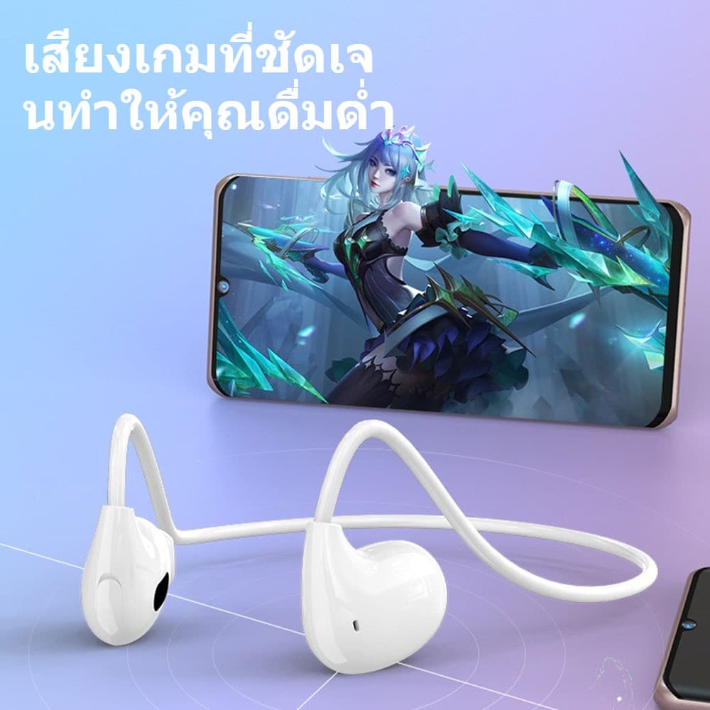 HIFI หูฟังบลูทูธ ไม่มีในหู Bluetooth 5.3 หูฟังออกกำลังกาย รูปที่ 2