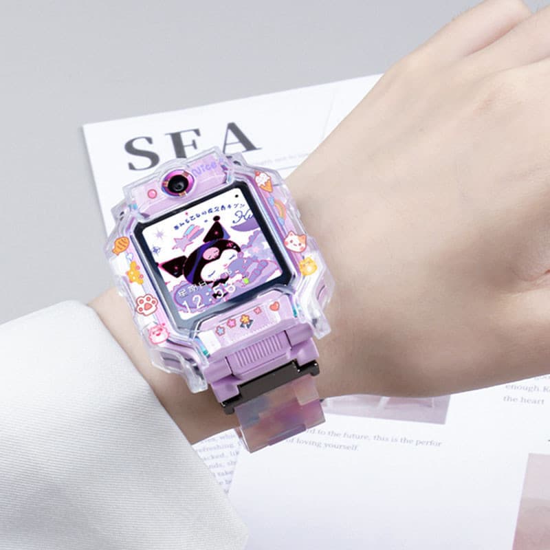 สาย+เคส Imoo Z1 Z6 Z7 สายนาฬิกา imoo สาย สายคล้อง Kuromi การ์ตูนพิมพ์สายคล้อง imoo สายซิลิโคน สำหรับ รูปที่ 6
