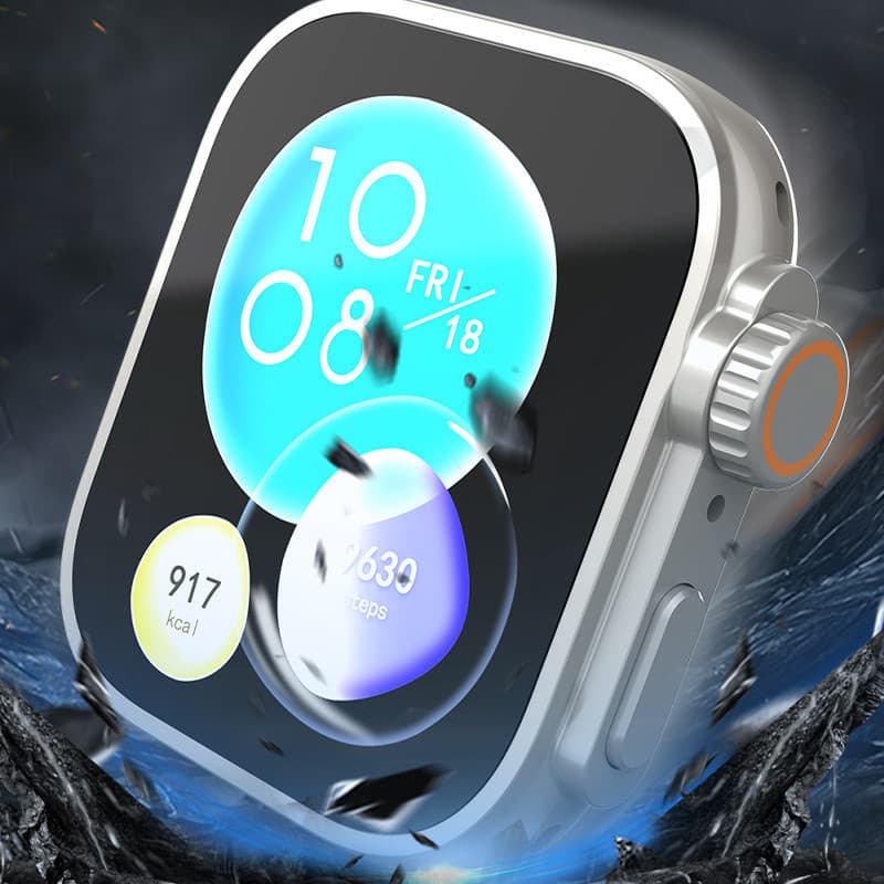 กระจกนิรภัยฮาร์ดพีซีเคสสำหรับ HUAWEI WATCH Fit 5 4/5 4 pro/3ฟิล์มกันรอยหน้าจอสำหรับ Huawei Fit 3 รูปที่ 5