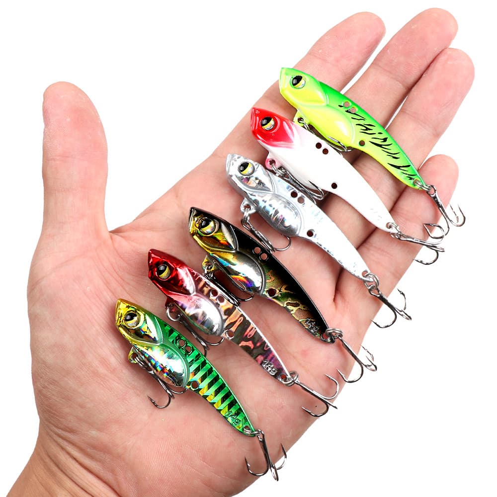 ตกปลาจิ๊กช้อนล่อ VIB 5g/7g/10g/14g ใบมีดโลหะเหยื่อตกปลาช้อน Crankbaits สําหรับปลาเทราท์เบสเหยื่อปลาแซลมอนน้ําจืดน้ําเค็ม รูปที่ 5