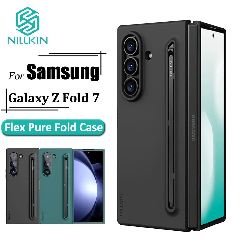 Nillkin Flex Pure Fold Case สําหรับ Samsung Galaxy Z Fold7 / Fold 7 Case พร้อมที่วางปากกา Anti Fall Protective Case รูปที่ 1