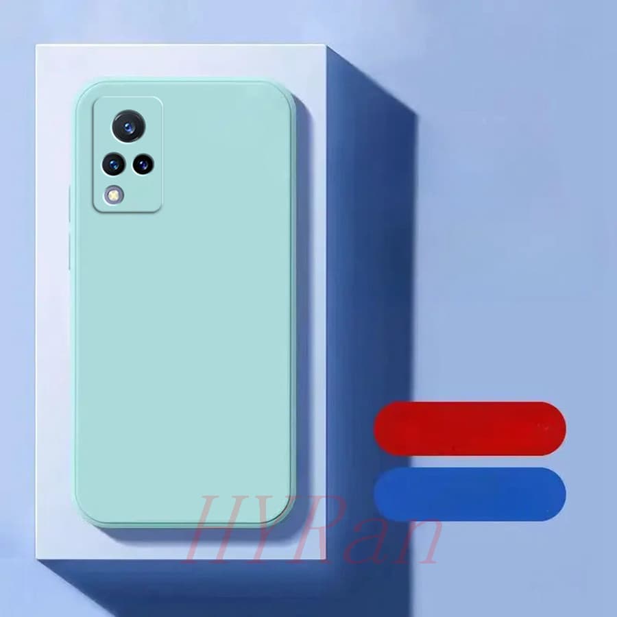Vivo V21 5G เคสโทรศัพท์ซิลิโคนสีทึบ YT รูปที่ 5