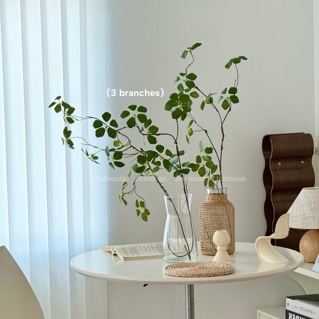 Jnihouse : กิ่งไม้ประดิษฐ์ ใบ5แฉก รูปที่ 9