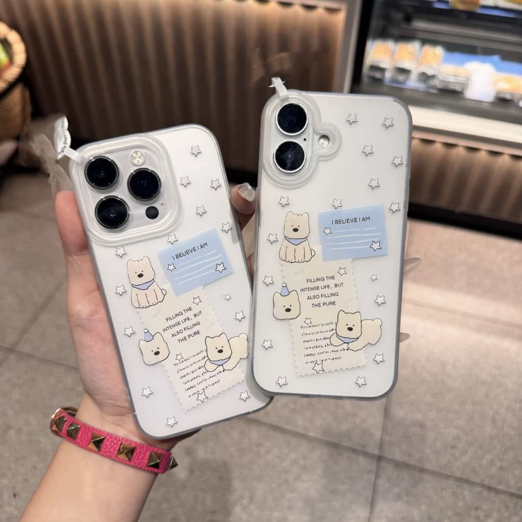 West High Puppy เหมาะสําหรับเคสโทรศัพท์ Apple 16 1514/13/12promax กันกระแทก xr/8p เคสโทรศัพท์ 11 มูลค่าสูง รูปที่ 1