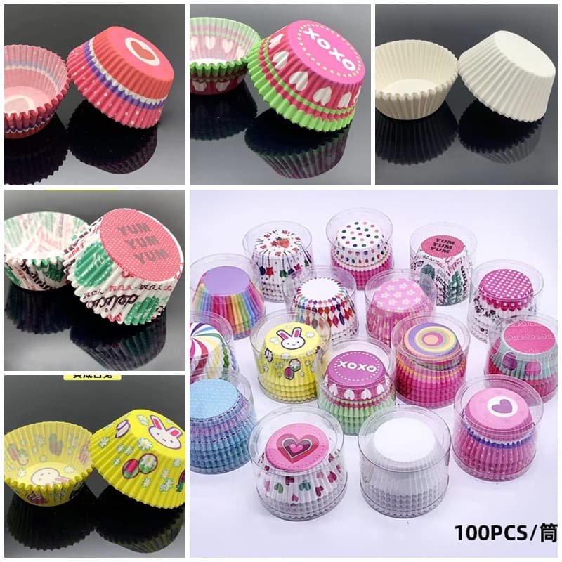 มีลายปีใหม่ ถ้วยจีบ 3219 แพ็คละ 100 ใบ ถ้วยคัพเค้ก มัฟฟิน ฐาน 5 ซม. รูปที่ 5